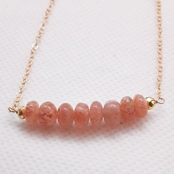 Jewelry - New genuine stone 14kt gf necklace